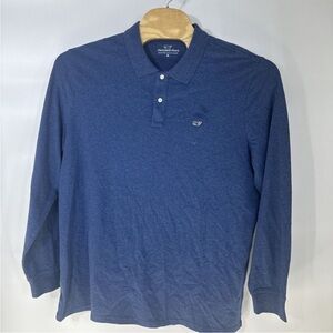 Vineyard Vines Cotton Blend Long Sleeve Polo  Men's XL